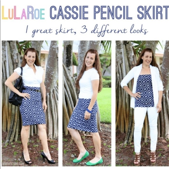 NWT LuLaRoe Cassie Pencil Skirt size M - Picture 8 of 8